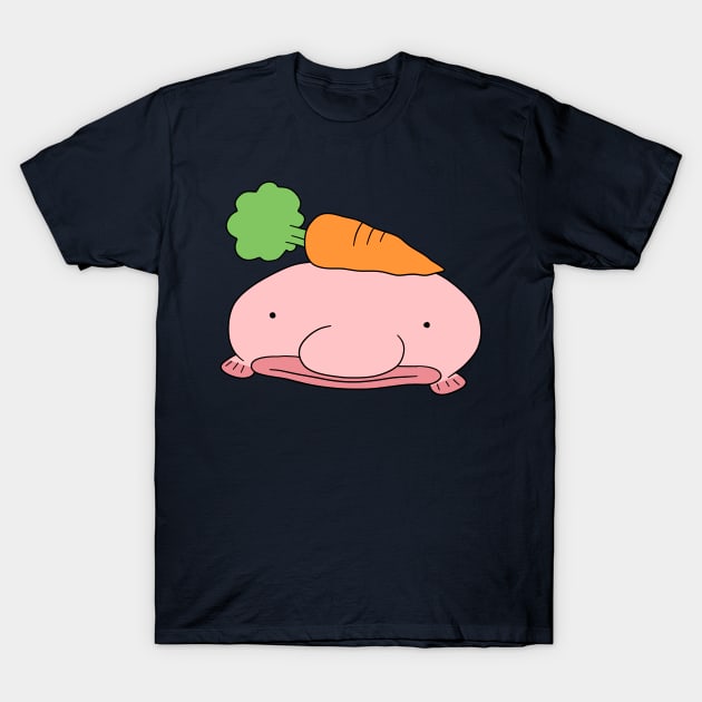 Carrot Blobfish T-Shirt by saradaboru